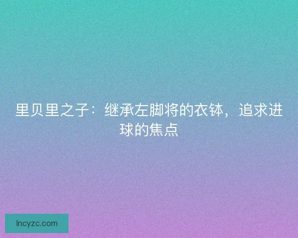 里贝里之子：继承左脚将的衣钵，追求进球的焦点